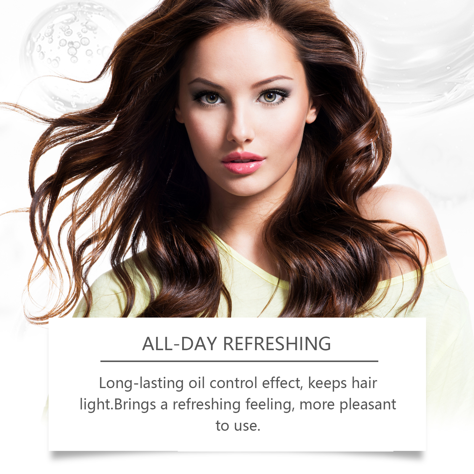 Hair Oil Removal Pomp Powder Oil Control Fluffy, Not Dry, Refreshing, Mild, Natural Light, Not Greasy - Image 4