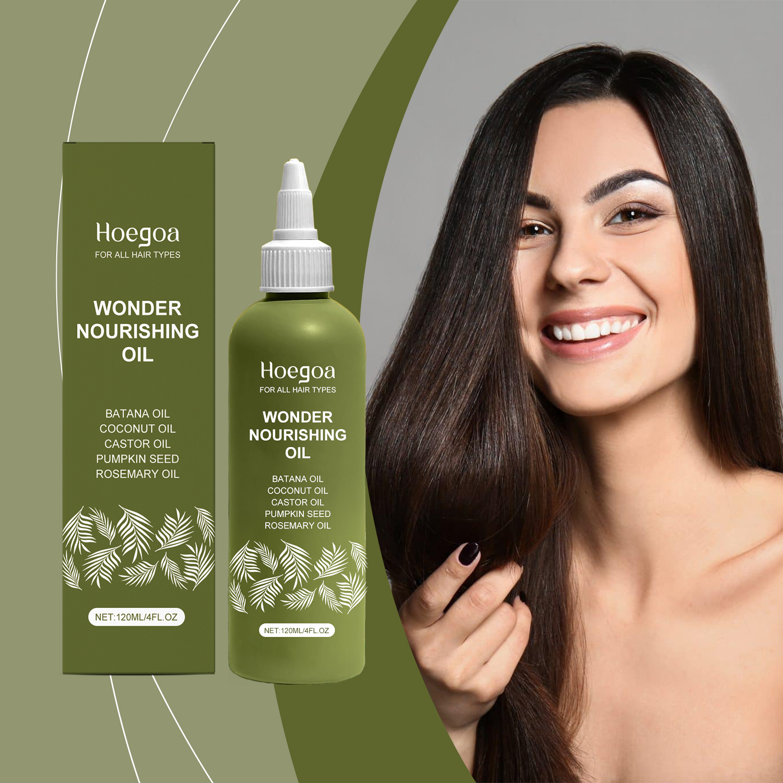 Hoegoa Hair Care Essence Oil Smoothing And Nourishing Scalp Massage Soothing All-Hair Care Essence Oil - Image 2