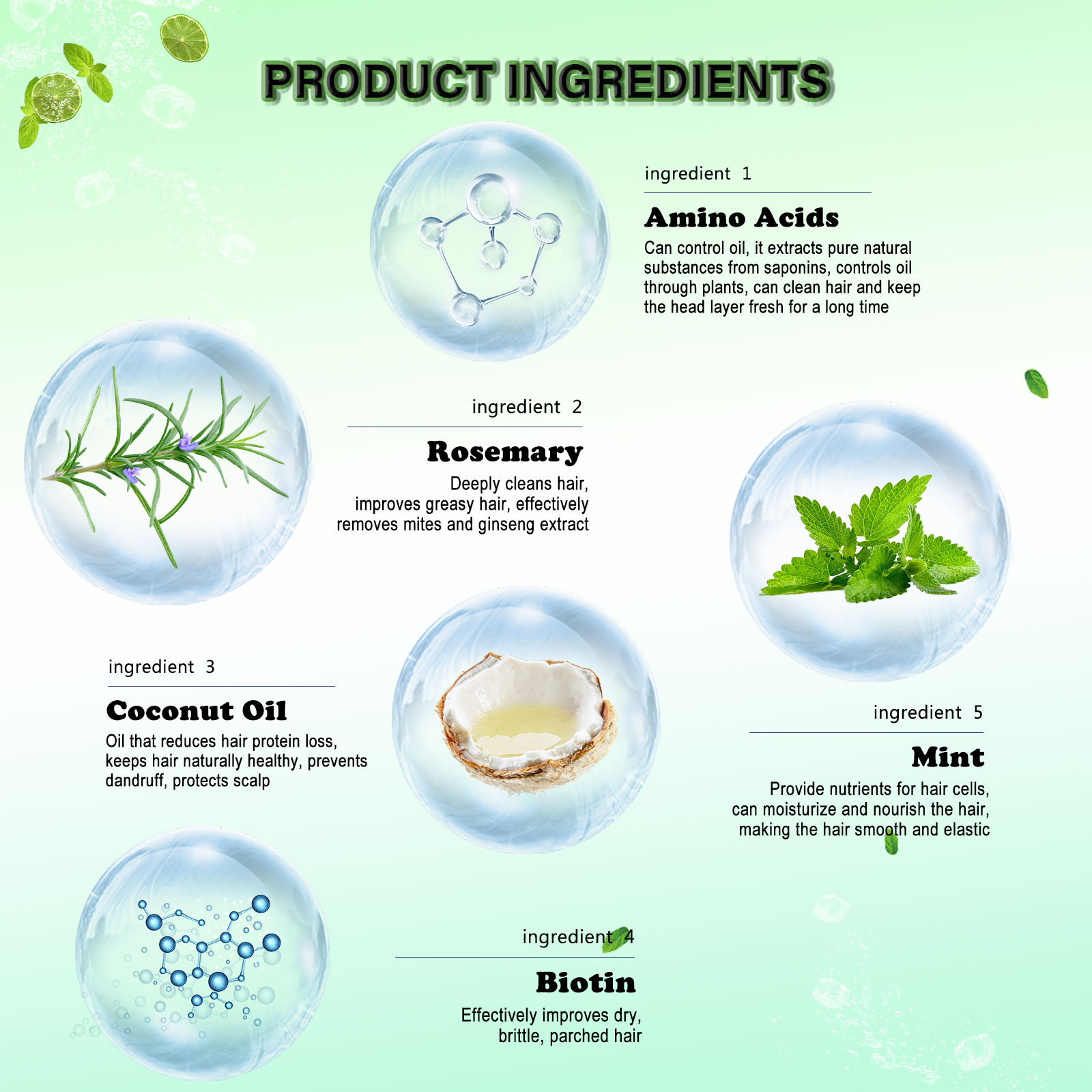 EELHOE Hair Enrichment Essence, Moisturizes Hair Repair Hair Root Thickening Hairline Strengthening Hair Treatment Essence - Image 6