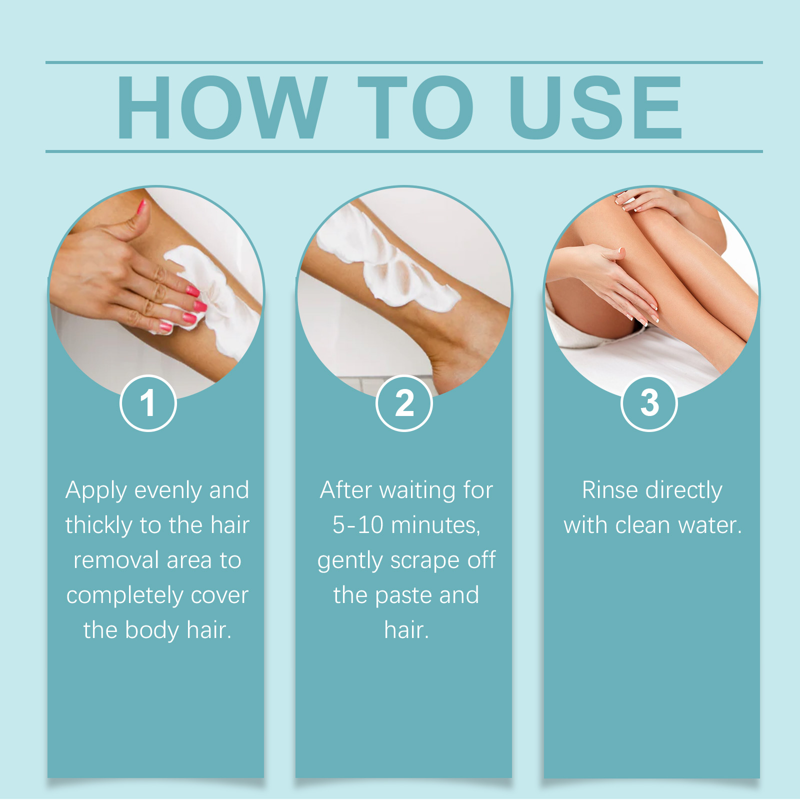 Oceaura Gentle Treatment Hair Removal Cream Armpit Leg Armpit Leg Hair All Body Hair Removal Treatment Spray - Image 6