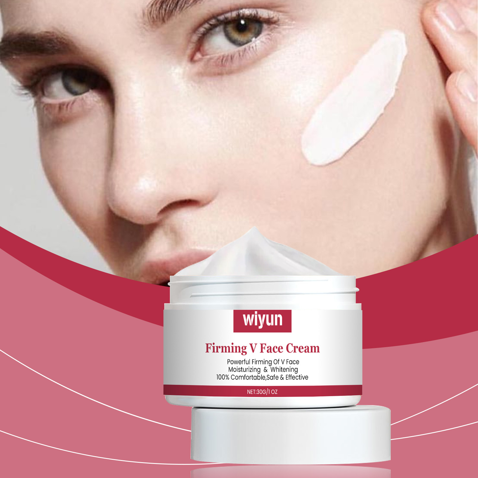Wiyun Firming Skin Care Cream Brightening Skin Moisturizing Light Line Firming Moisturizing Repair Brightening Care Cream - Image 2