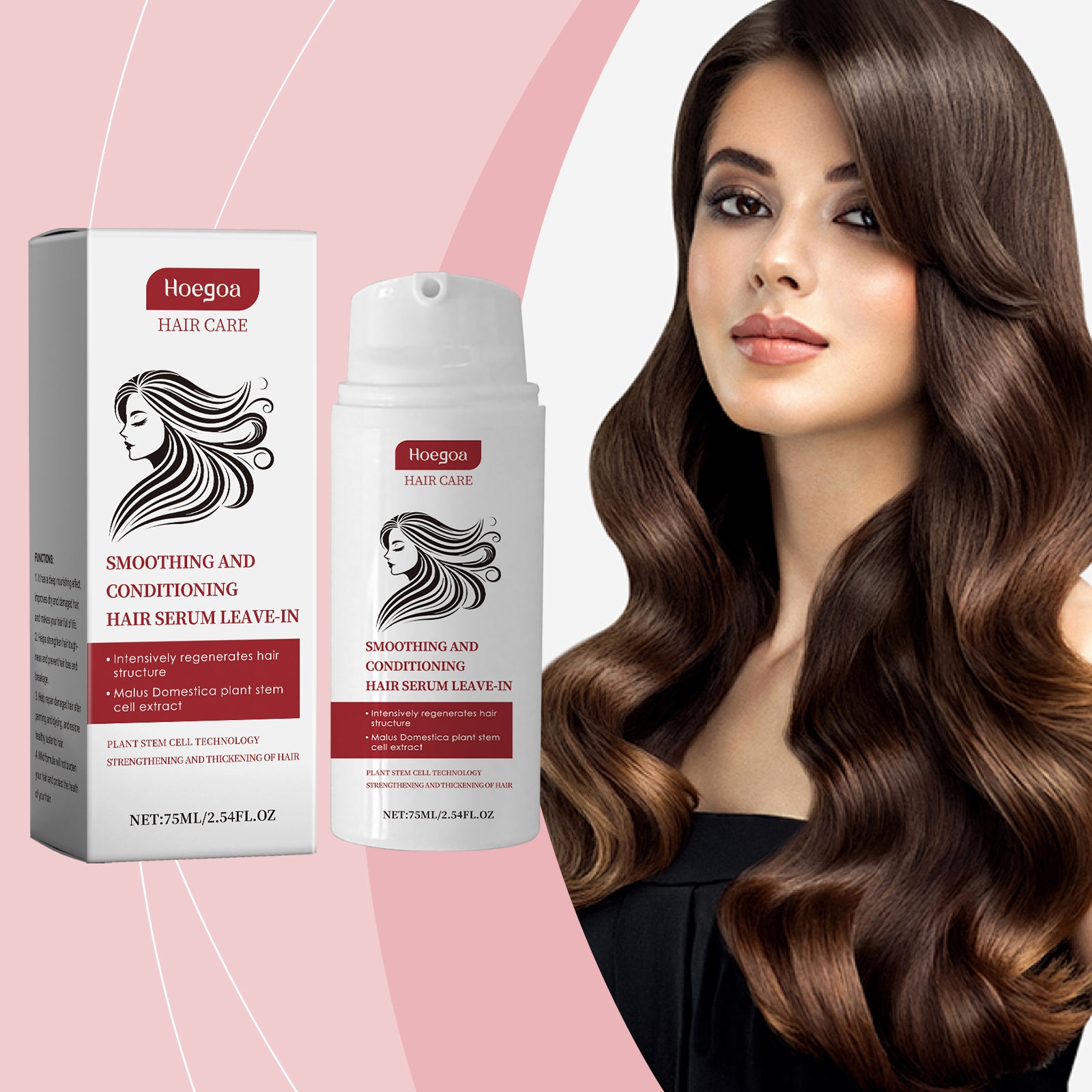 Hoegoa Leave-In Hair Care Essence Rosemary Begonia Hair Care Essence Strengthens And Nourishes Hair - Image 2