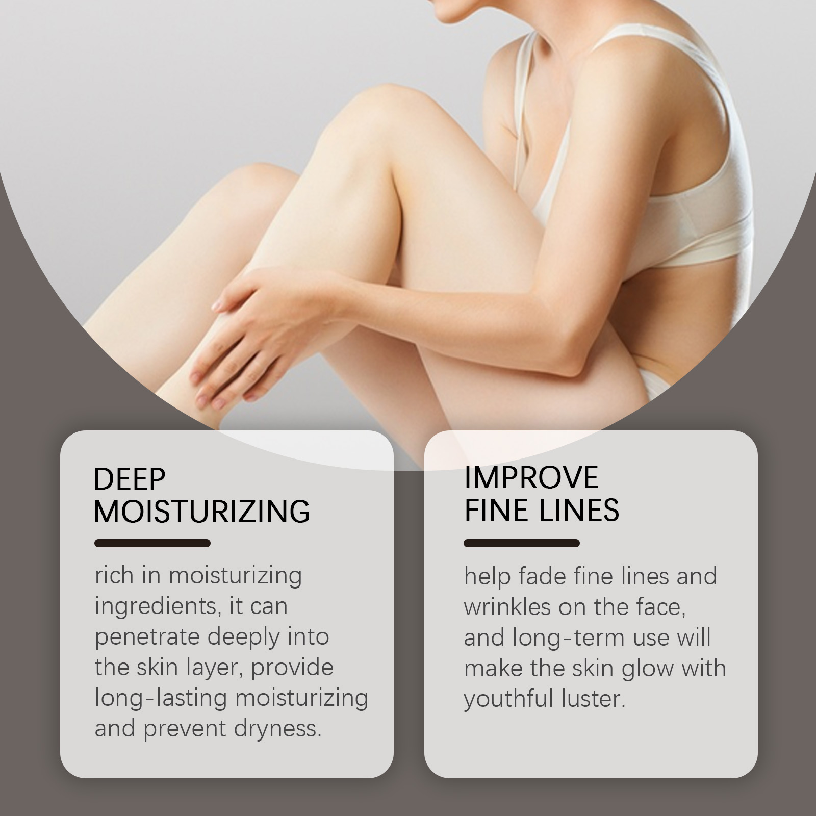 Hoygi Firming Moisturizer Body Care Gentle Cream Moisturizing Hydrating Moisturizing Brightening Nourishing Care - Image 4