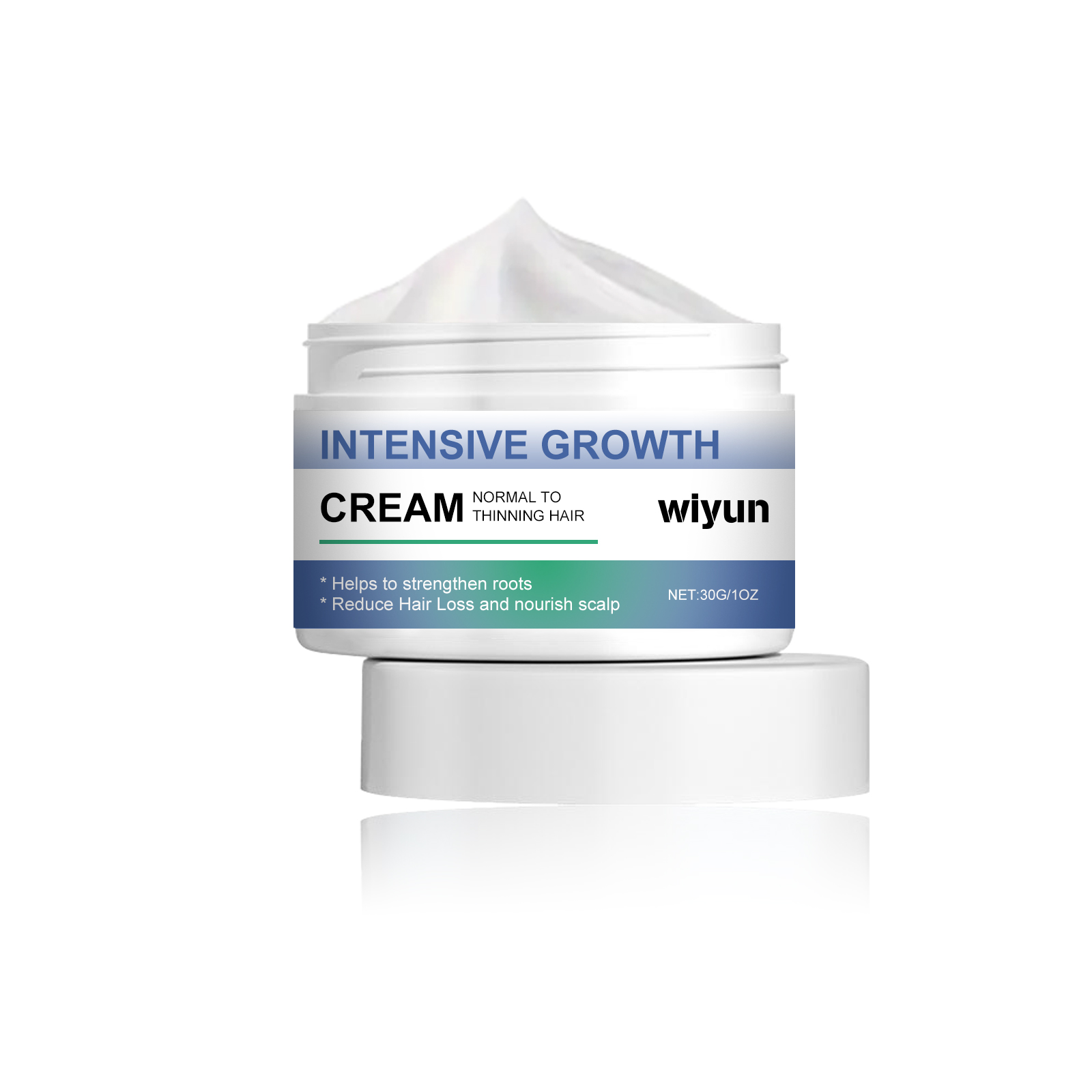Intensive Growth Cream, Scalp Massage Repair Nourish Hair Root Thick Soft Hair Fluffy Hair Care Cream - Image 2