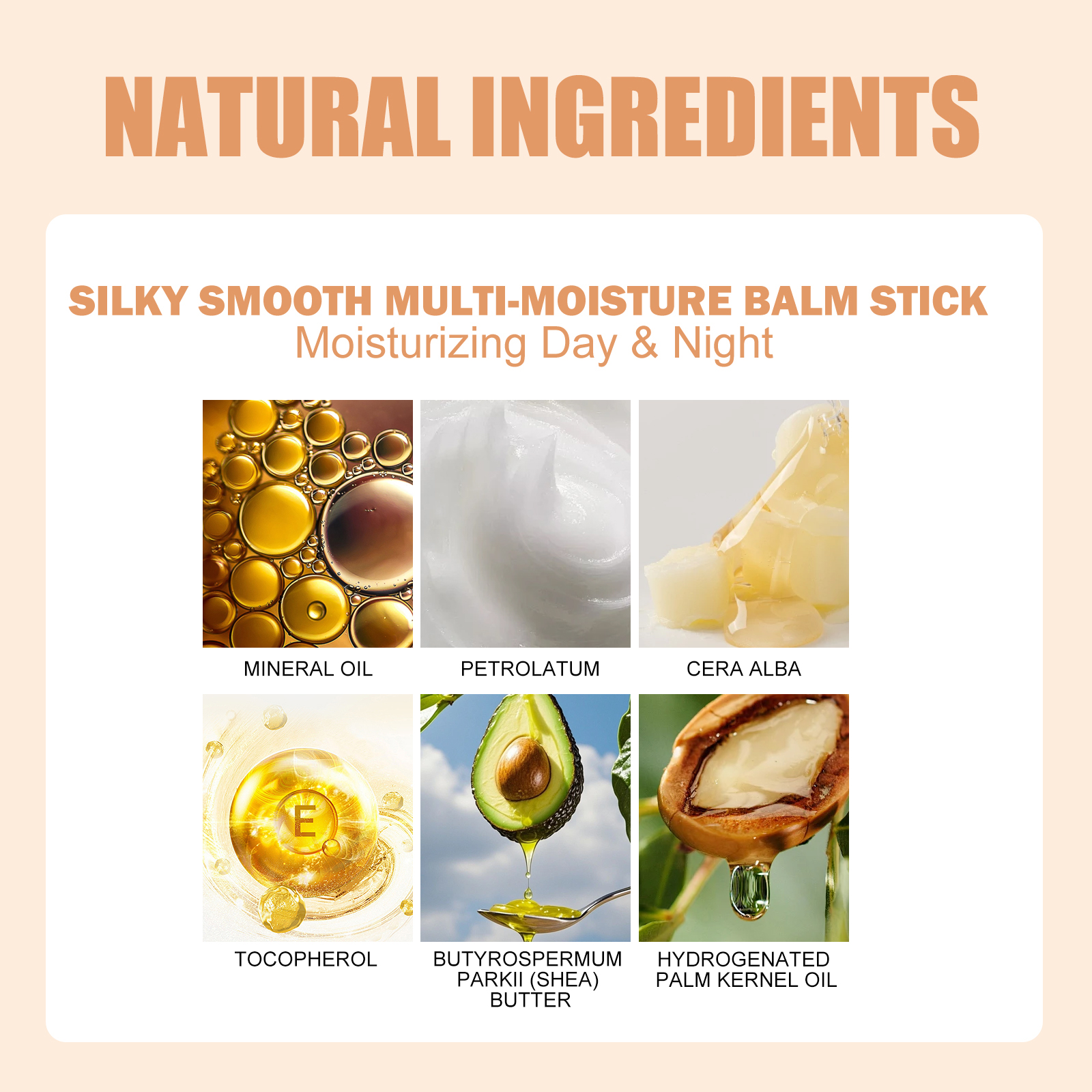 Anti-Wrinkle Moisturizing Stick, Moisturizes And Brightening Skin, Reduces Fine Lines On Face And Neck Stick - Image 6