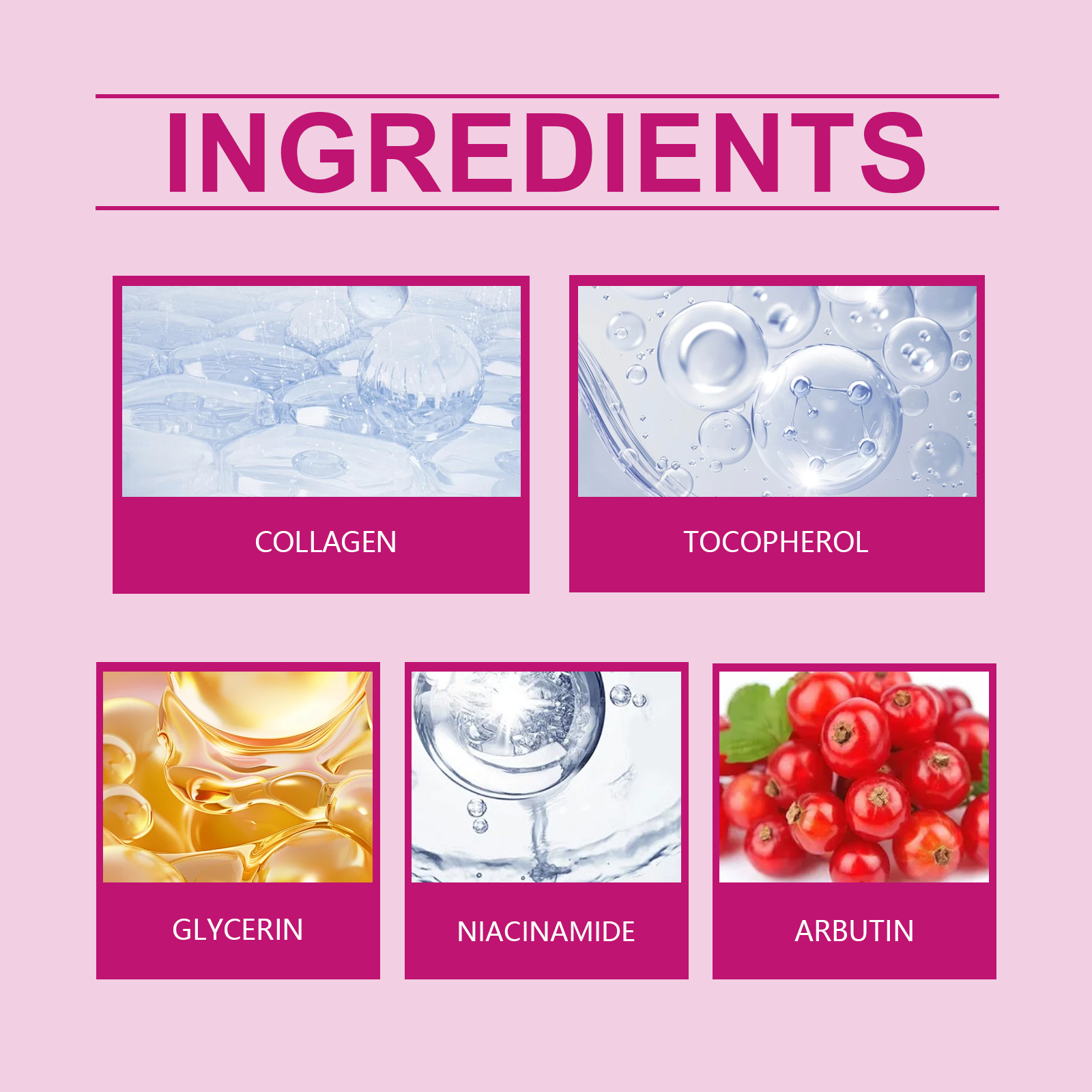 Hoygi Nicotinamide Arbutin Moisturizing Mask (Bag) Facial Skin Hydrating, Moisturizing, Firming And Nourishing Essence Mask - Image 5
