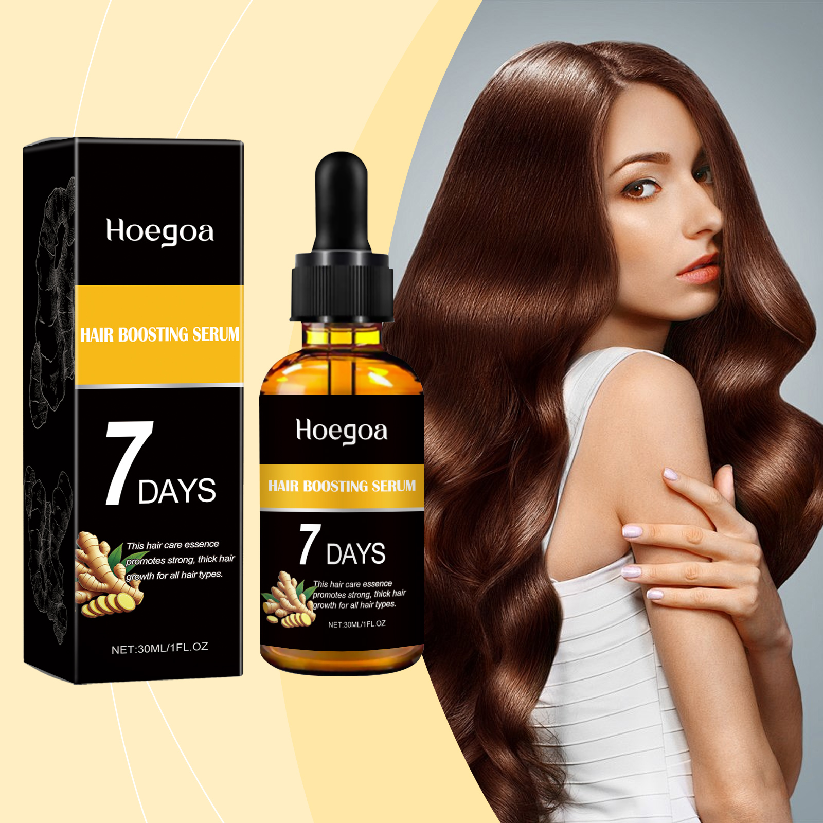 Hoegoa Hair Care Serum Herbal Serum Revitalizes Scalp Oil And Hair Flourish Serum - Image 2