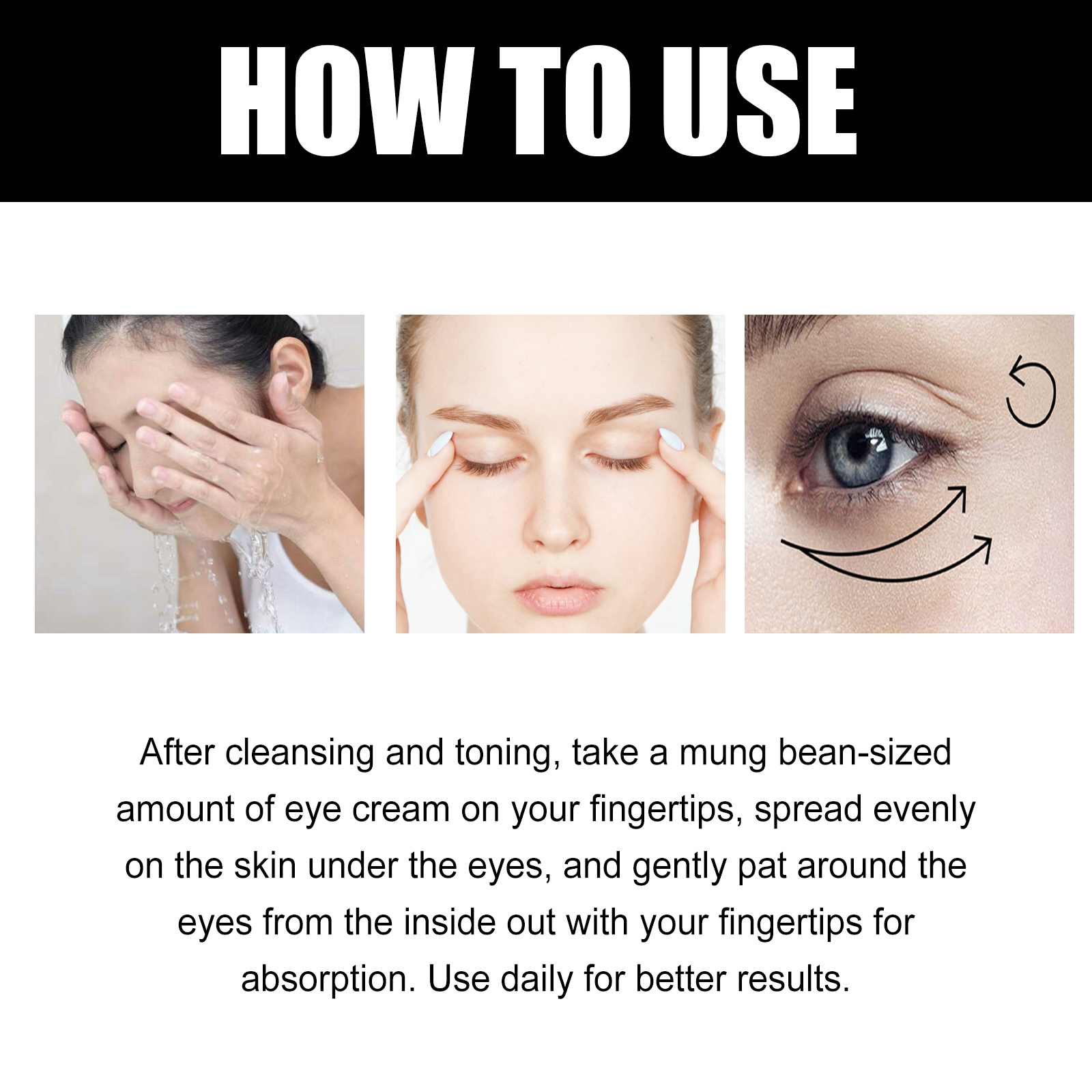 EELHOE Eye Firming Cream, Relieves Bags, Black Eyes, Firms, Moisturizes, Repairs Skin Eyes Cream - Image 7