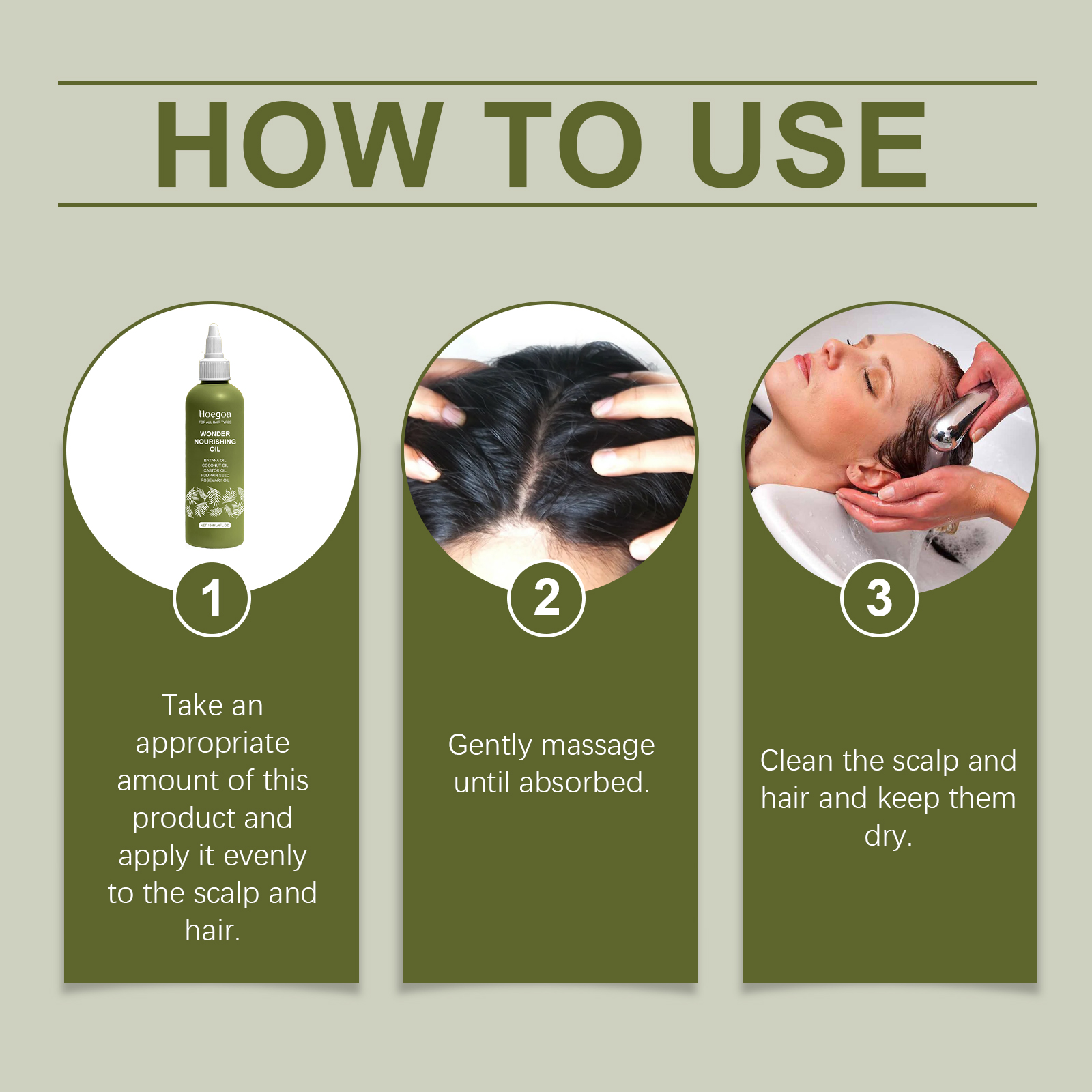Hoegoa Hair Care Essence Oil Smoothing And Nourishing Scalp Massage Soothing All-Hair Care Essence Oil - Image 6