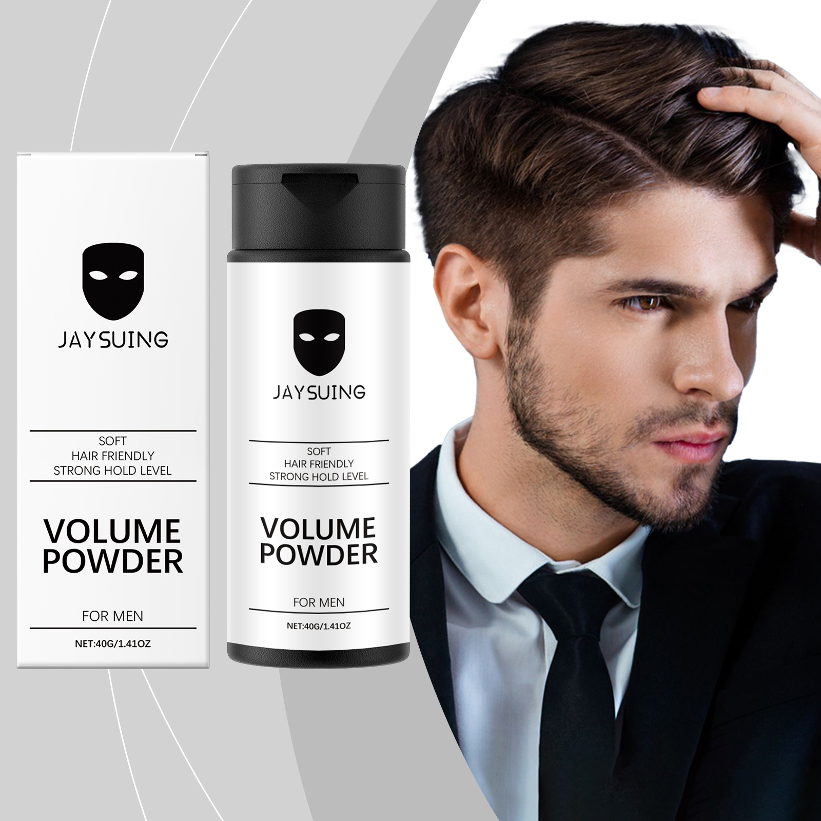 Jaysuing Natural, Refreshing, Fluffy, Voluminous And Oil-Controlled Hair Styling Powder, Portable Styling Powder For Hair Care - Image 2