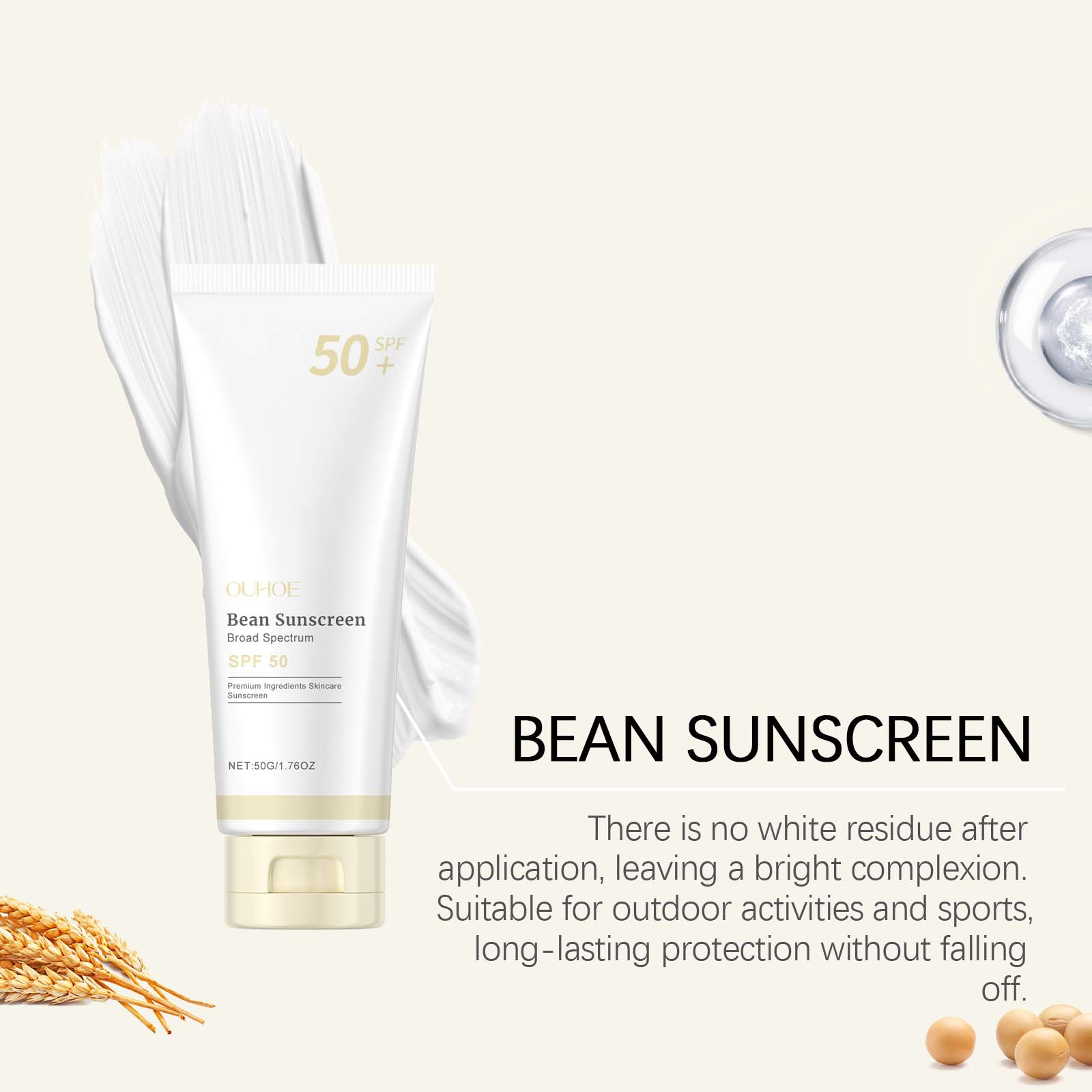 OUHOE Gentle Moisturizing Protective Cream, For Outdoor Protection Moisturizes Fresh And Lightweight Texture For Daily Commuting Isolation Protection - Image 3