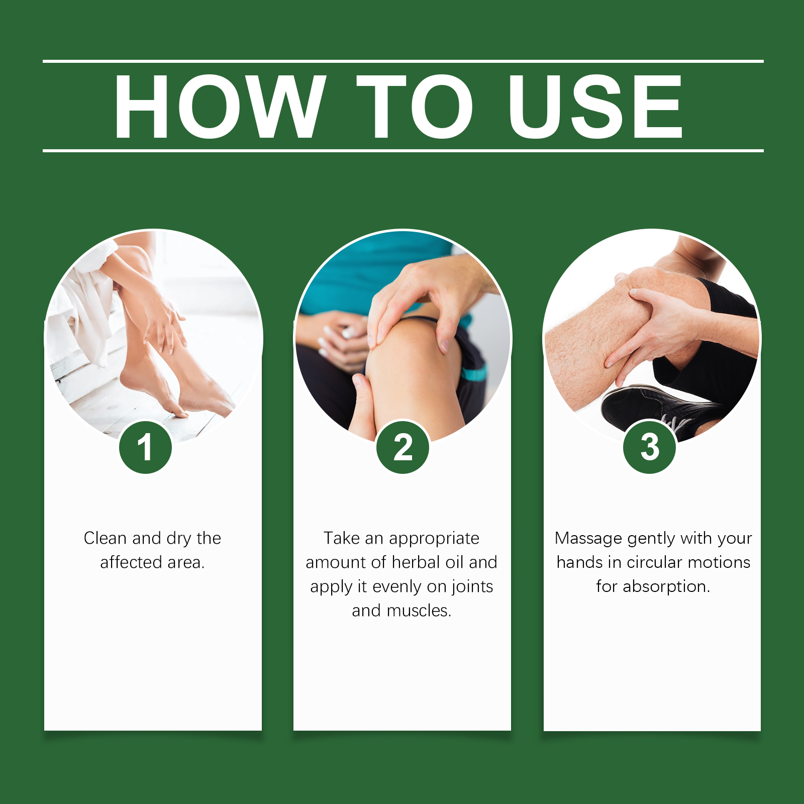 West&Month Herbal Compost Oil, Massage Moisturizing Joint Massage Essential Oil Daily Joint Care Essential Oil - Image 6