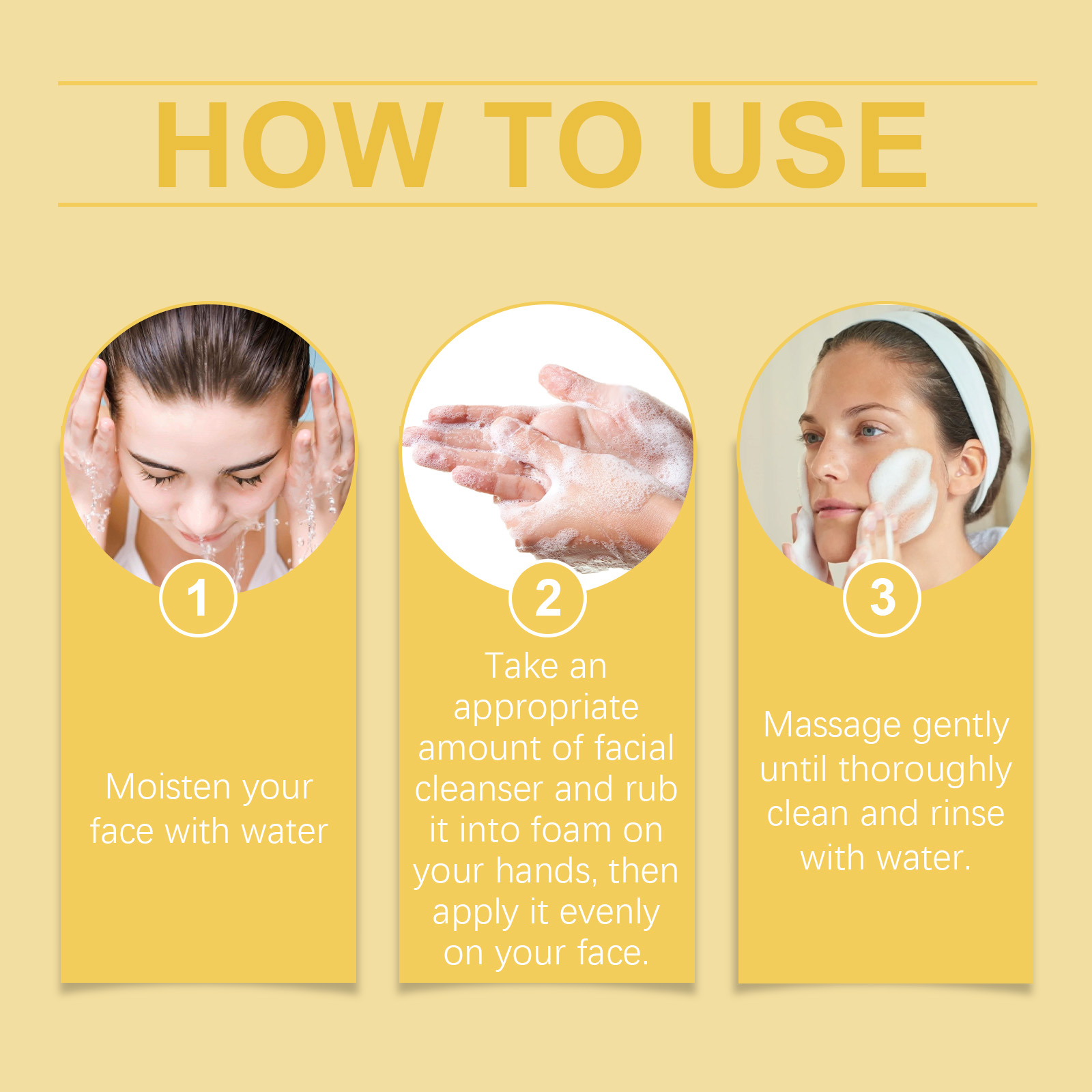 OUHOE Salicylic Acid Cleanser, Moisturizing Gentle Moisturizing Oil Control Cleanser Thick Foam Moisturizing And Not Tight - Image 6