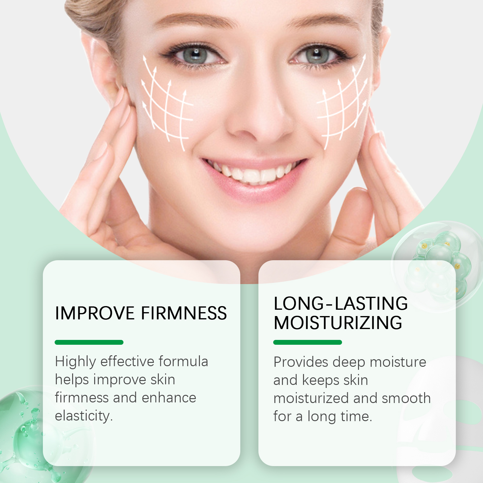 Hoygi Collagen Soothing Mask (Bag) Gently Moisturizes And Hydrates The Facial Skin, Making It Delicate And Providing Skin Care That Brightens And Makes It Radiant - Image 3