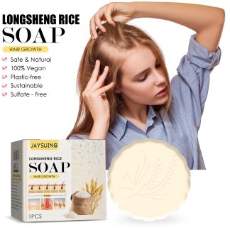 Rice Shampoo Soap, Rice Essence Promotes Dense Hair Nourishing And Repairing Shampoo Soap