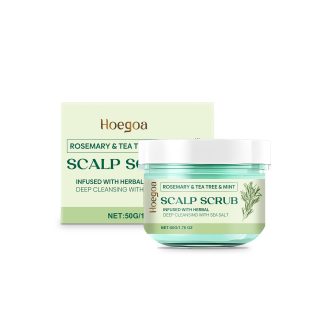 Hoegoa Rosemary Hair Scrub Gently Nourishes And Strengthens Hair And Scalp Care Cleansing Scrub