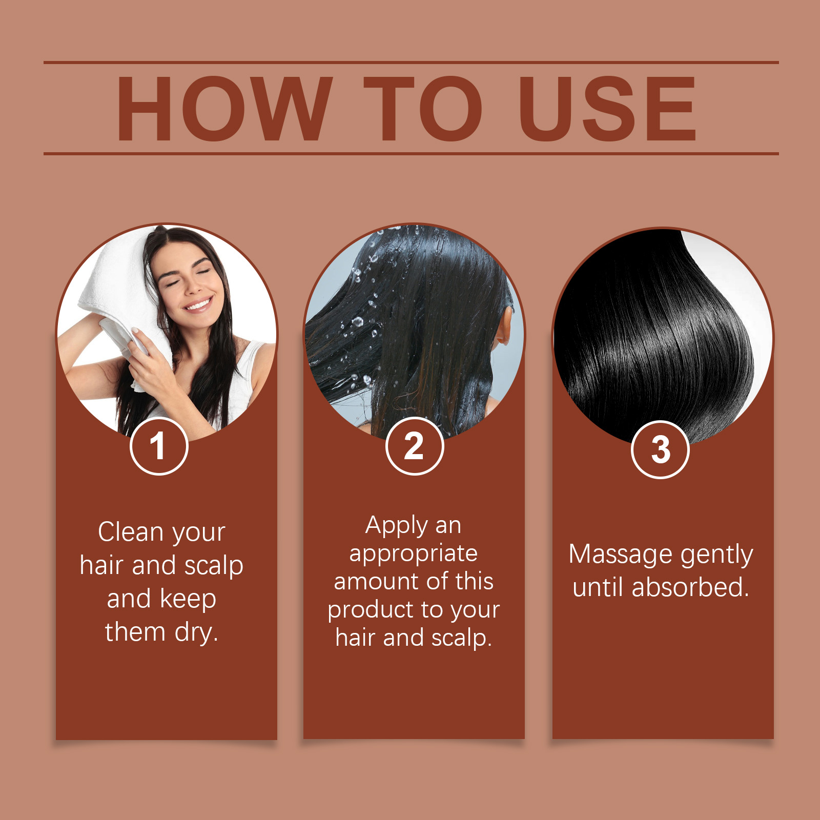 Batana Hair Care Oil Repair Dry And Irritated Hair, Moisturize Scalp And Smooth Daily Massage Hair Care Oil - Image 7