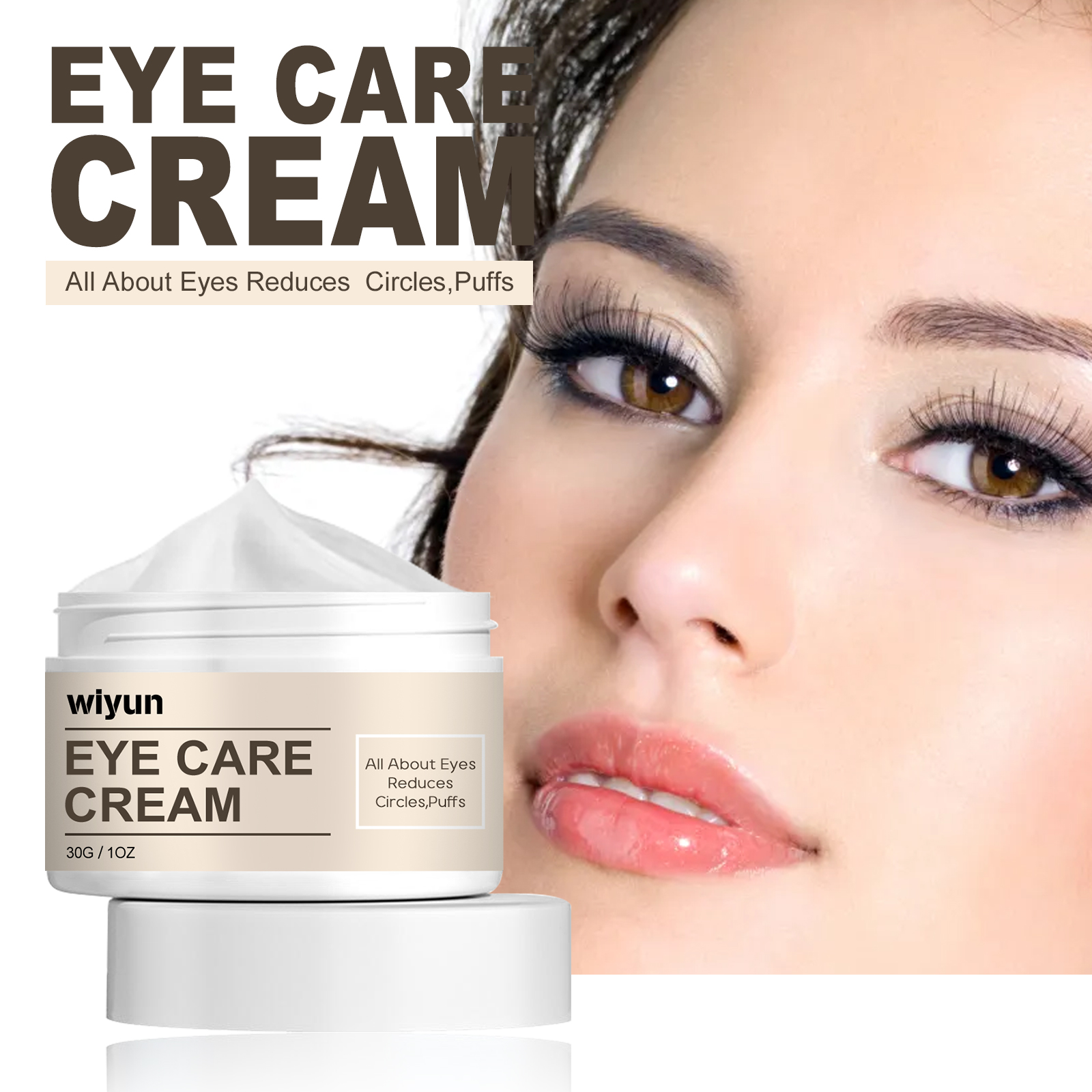 WIYUN Eye Care Cream Moisturizes The Skin Around The Eyes And Lightens Bags, Dark Circles, Fine Lines, Crow's Feet And Firming Eye Cream - Image 3