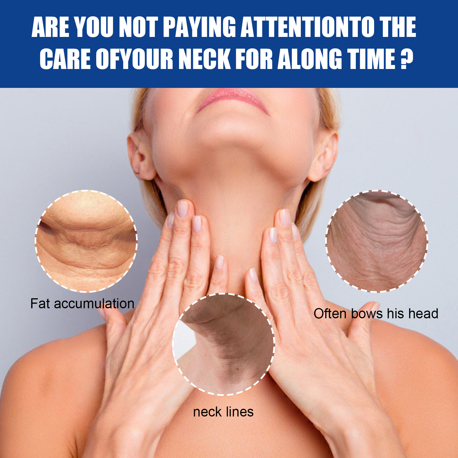 EELHOE Neck Collagen Whitening Cream Reduces Neck Lines Shape Swan Neck Lift Firming Skin Hydrating Neck Cream - Image 4