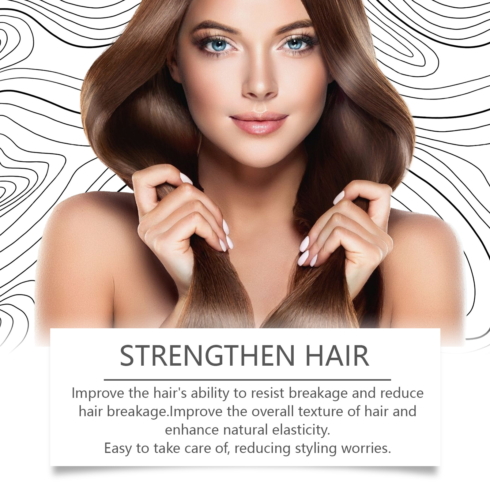 Ouhoe Marjoram Hair Oil, Moisturizing And Repairing Dry Hair, Soft And Dense Hair Essence - Image 4
